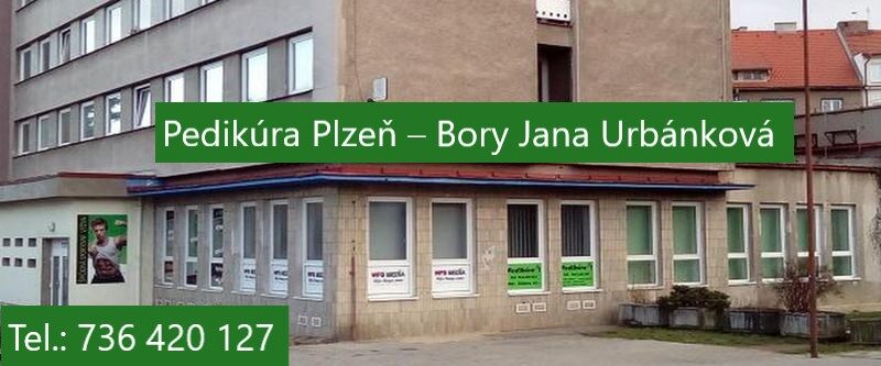 Pedikúra Plzeň Bory - Jana Urbánková